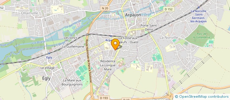 localisation de l'entreprise MONSIEUR AUGUSTIN THION  ARPAJON