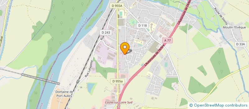 localisation de l'entreprise MONSIEUR AUGUSTIN THOUVENOT à COSNE-COURS-SUR-LOIRE