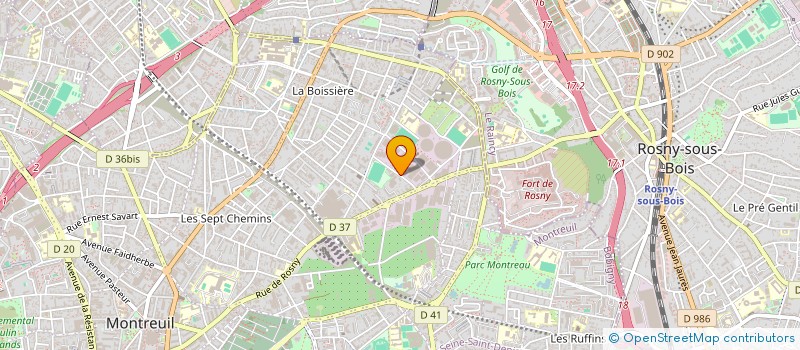 localisation de l'entreprise MONSIEUR AUGUSTIN TOPAN à MONTREUIL