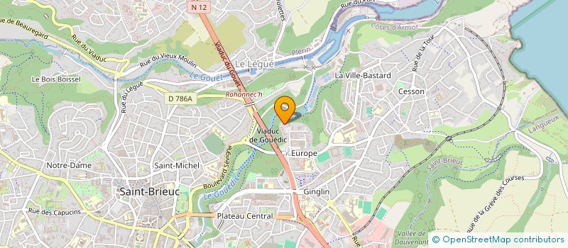 localisation de l'entreprise MONSIEUR AUGUSTIN TOUBLANC à SAINT-BRIEUC