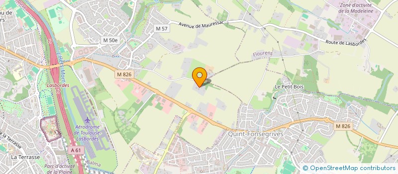 localisation de l'entreprise MONSIEUR AUGUSTIN TRAISSAC  BALMA