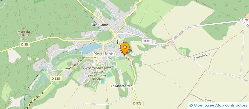 localisation de l'entreprise MONSIEUR AUGUSTIN VALLEE à PIERREFONDS
