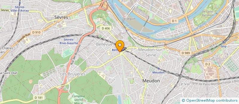 localisation de l'entreprise MONSIEUR AUGUSTIN VIARD  MEUDON