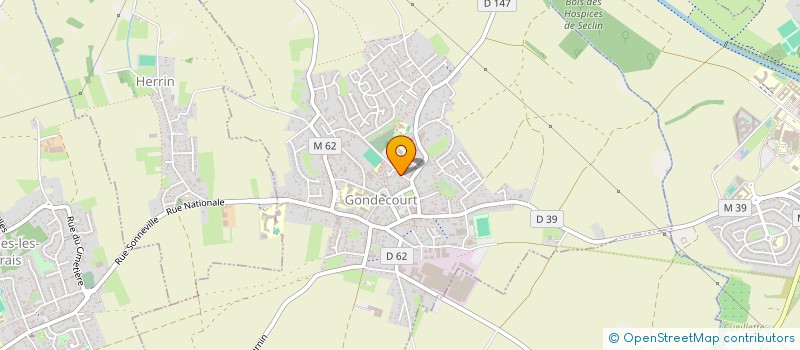 localisation de l'entreprise MONSIEUR AUGUSTIN VIENNE  GONDECOURT