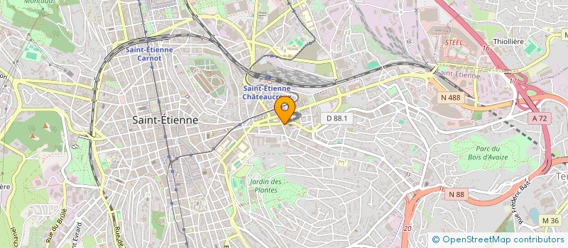 localisation de l'entreprise MONSIEUR AUGUSTINE SUNDAY  SAINT-ETIENNE