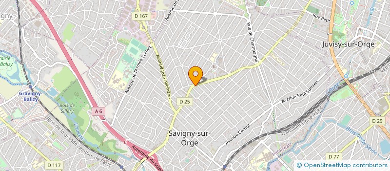 localisation de l'entreprise MONSIEUR AUGUSTINO OLYMPIO à SAVIGNY-SUR-ORGE