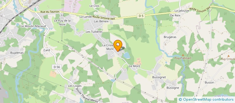 localisation de l'entreprise MONSIEUR AUGUSTO ANTUNES  AMBAZAC