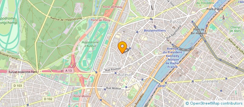 localisation de l'entreprise MONSIEUR AUGUSTO BARTOLOMEU RAMOS GOMES  PARIS