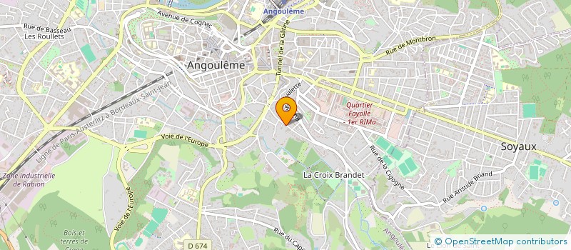 localisation de l'entreprise MONSIEUR AUGUSTO DELVECHIO à ANGOULEME