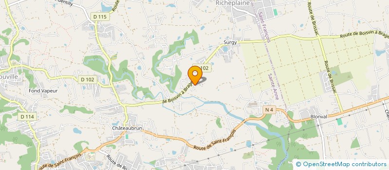 localisation de l'entreprise MONSIEUR AUGUSTO FERREIRA MOREIRA DA SILVA  SAINTE-ANNE