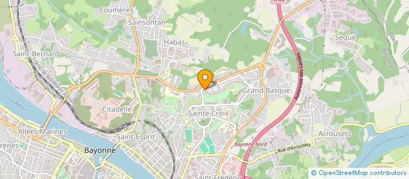 localisation de l'entreprise MONSIEUR AUGUSTO FRANCISCO SANTOS à BAYONNE