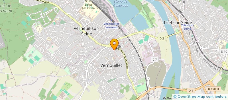 localisation de l'entreprise MONSIEUR AUGUSTO MADEIRA à VERNOUILLET
