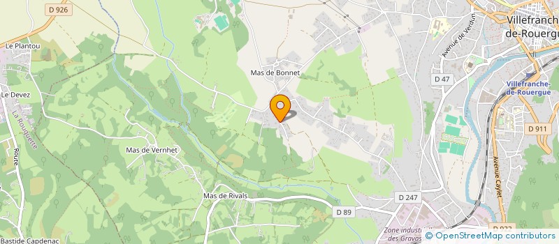 localisation de l'entreprise MONSIEUR AUGUSTO MARQUES  VILLEFRANCHE-DE-ROUERGUE