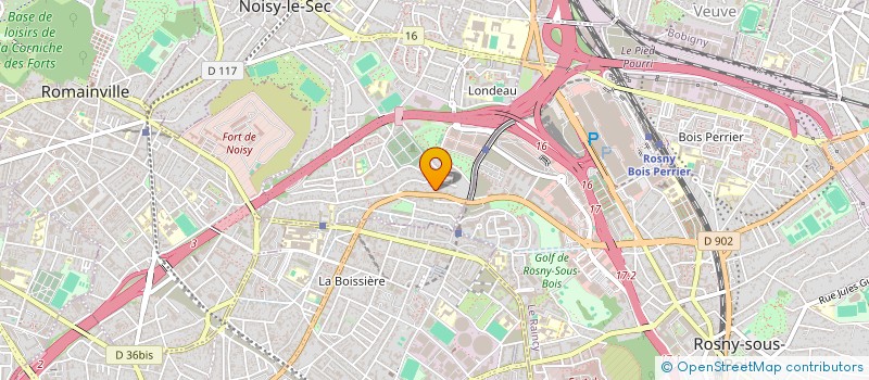localisation de l'entreprise MONSIEUR AUGUSTO MATIAS à NOISY-LE-SEC