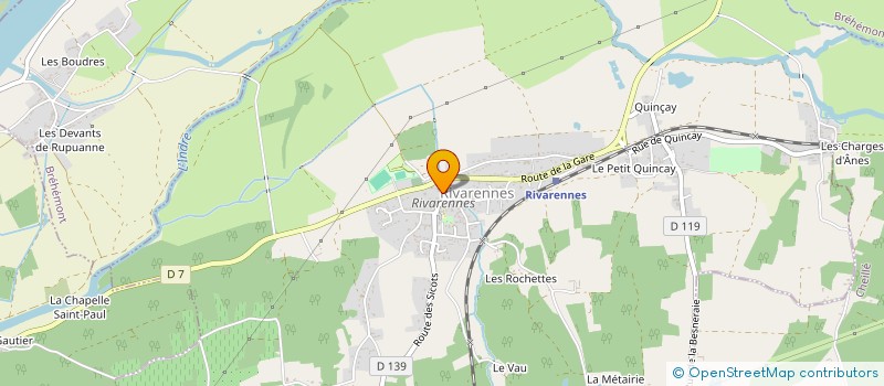 localisation de l'entreprise MONSIEUR AUGUSTO RASTEIRO MOURA  RIVARENNES