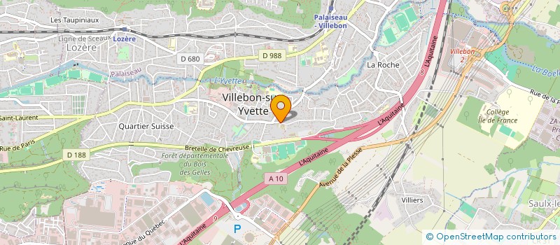 localisation de l'entreprise MONSIEUR AUGUSTO SILVA RUA à VILLEBON-SUR-YVETTE