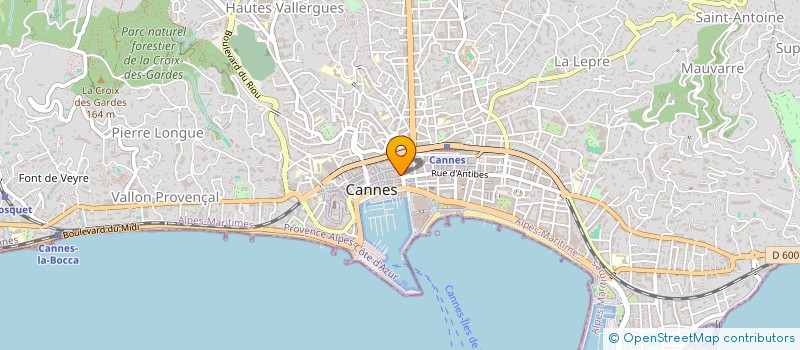 localisation de l'entreprise MONSIEUR AUILA FEDERICO à CANNES
