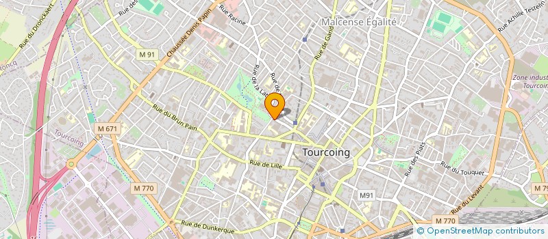 localisation de l'entreprise MONSIEUR AUNESINE DOMGUIA  TOURCOING