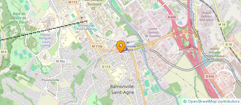 localisation de l'entreprise MONSIEUR AUNIM HASSAN à RAMONVILLE-SAINT-AGNE