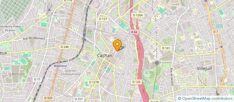 localisation de l'entreprise MONSIEUR AUNN HOUSSEN RACHID à CACHAN