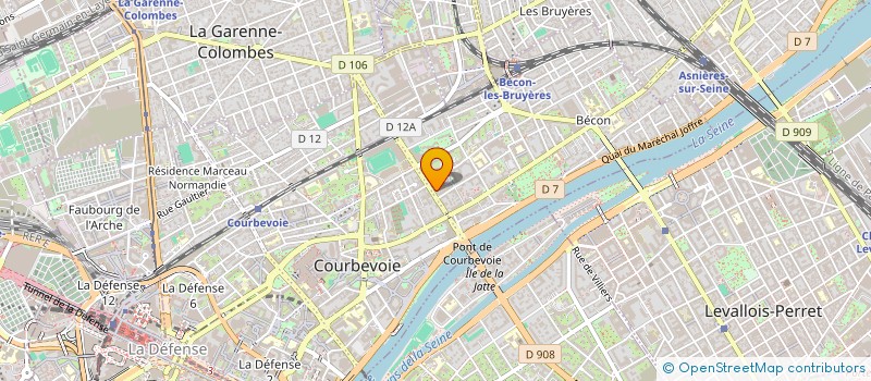 localisation de l'entreprise MONSIEUR AUREL BULIGA à COURBEVOIE
