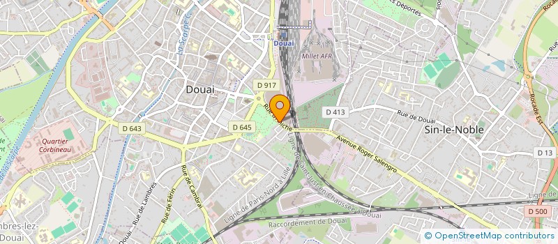 localisation de l'entreprise MONSIEUR AUREL CIUPERCA à DOUAI
