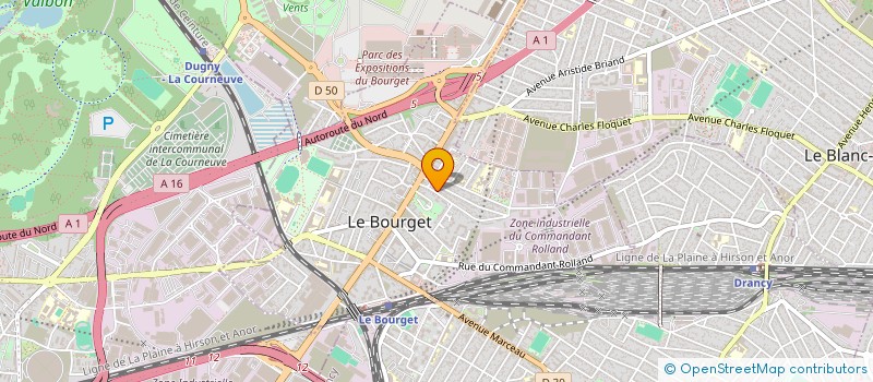 localisation de l'entreprise MONSIEUR AUREL COSMIN SLATAN à LE BOURGET