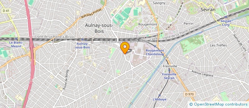 localisation de l'entreprise MONSIEUR AUREL CRET à AULNAY-SOUS-BOIS