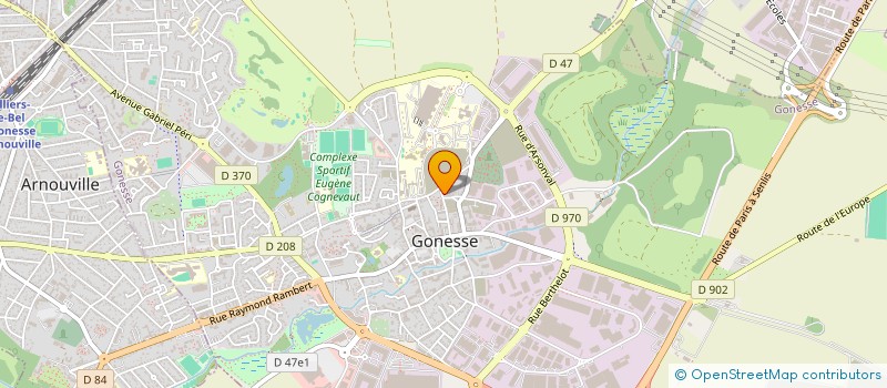 localisation de l'entreprise MONSIEUR AUREL LOUIDOR  GONESSE