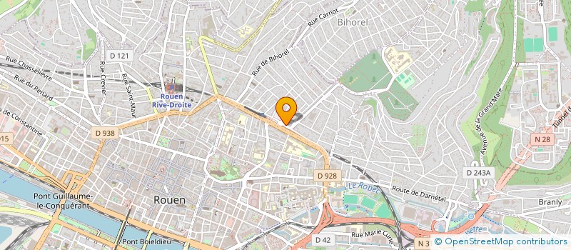 localisation de l'entreprise MONSIEUR AUREL MENARD à ROUEN