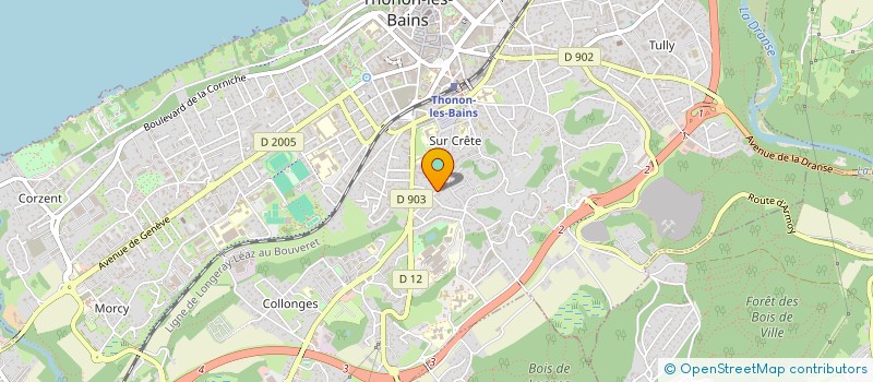 localisation de l'entreprise MONSIEUR AUREL META à THONON-LES-BAINS