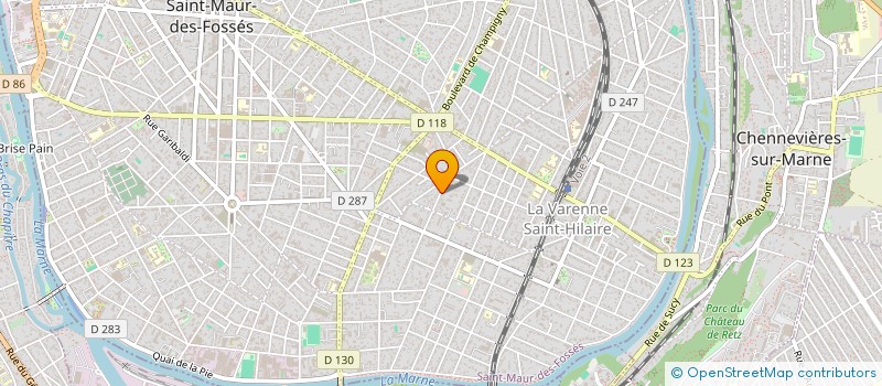 localisation de l'entreprise MONSIEUR AUREL OBREJA à SAINT-MAUR-DES-FOSSES