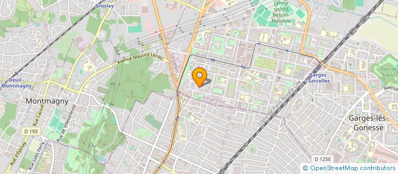 localisation de l'entreprise MONSIEUR AUREL RADU  SARCELLES