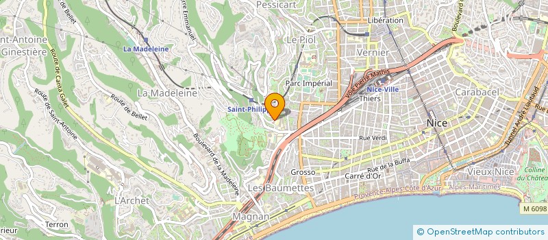 localisation de l'entreprise MONSIEUR AUREL SAMSON à NICE