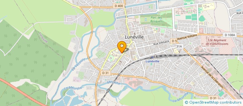 localisation de l'entreprise MONSIEUR AUREL STOIAN  LUNEVILLE