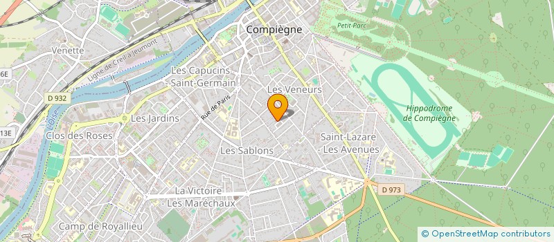 localisation de l'entreprise MONSIEUR AUREL TOKO  COMPIEGNE