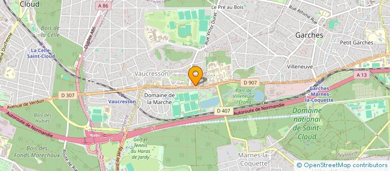 localisation de l'entreprise MONSIEUR AUREL VALENTIN ONEA  VAUCRESSON