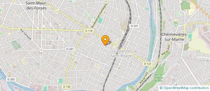 localisation de l'entreprise MONSIEUR AURELE CRAMAILH  SAINT-MAUR-DES-FOSSES