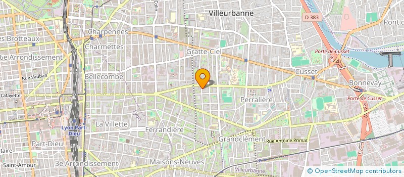 localisation de l'entreprise MONSIEUR AURELE RALLON  VILLEURBANNE