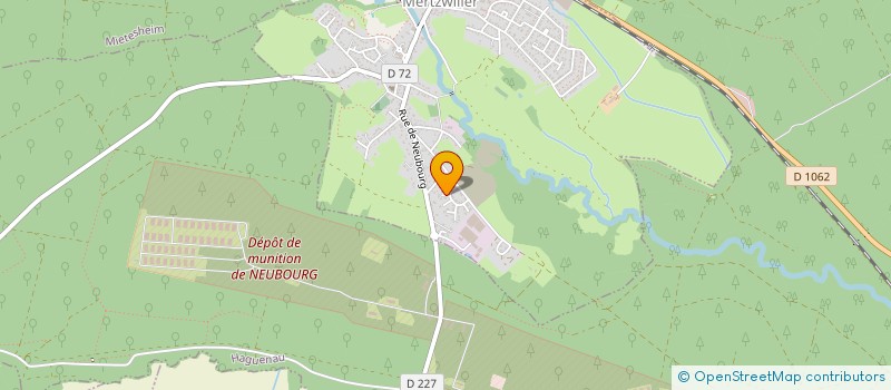 localisation de l'entreprise MONSIEUR AURELE SILVESTRE  MERTZWILLER