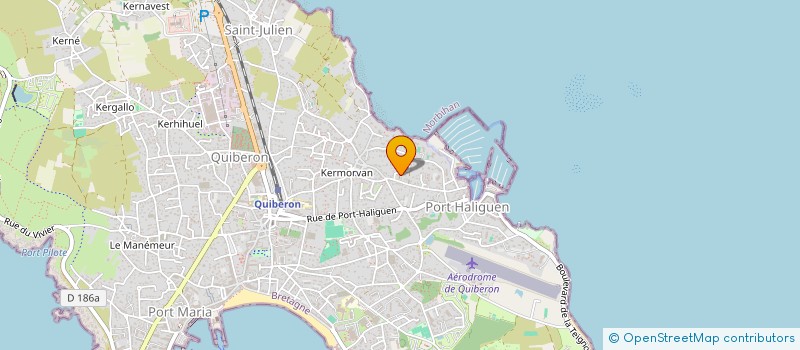 localisation de l'entreprise MONSIEUR AURELE TRAVERS à QUIBERON