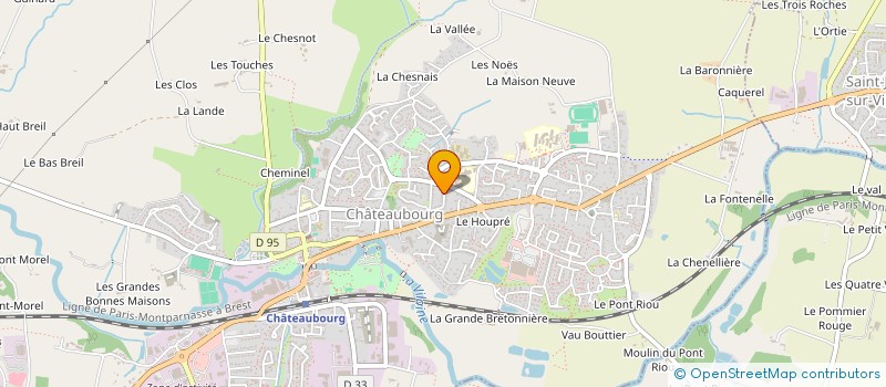 localisation de l'entreprise MONSIEUR AURELIAN SOARE à CHATEAUBOURG
