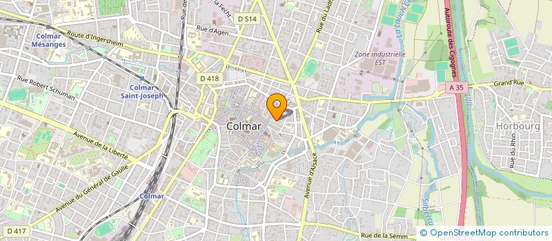 localisation de l'entreprise MONSIEUR AURELIAN SPIRIDON  COLMAR