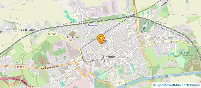 localisation de l'entreprise MONSIEUR AURELIAN VIRLAN  DENAIN