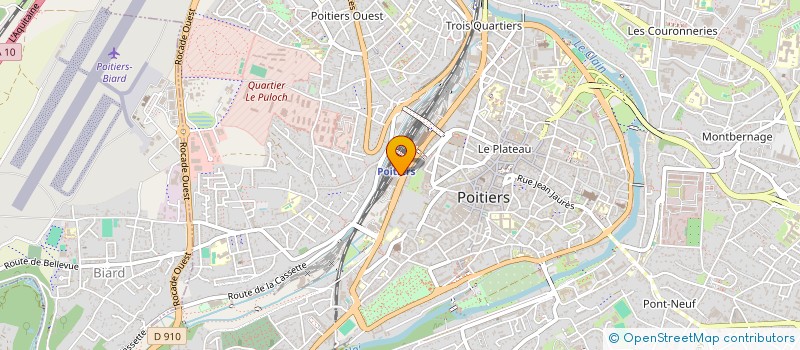 localisation de l'entreprise MONSIEUR AURELIANO FERREIRA  POITIERS