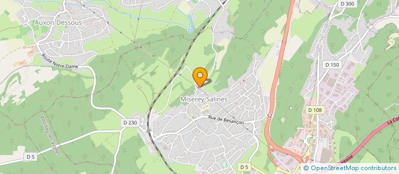 localisation de l'entreprise MONSIEUR AURELIANO MOROUCO  MISEREY-SALINES