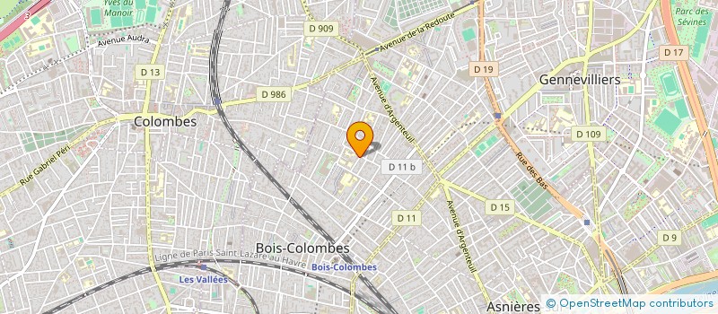 localisation de l'entreprise MONSIEUR AURELIE BALEYDIER à BOIS-COLOMBES