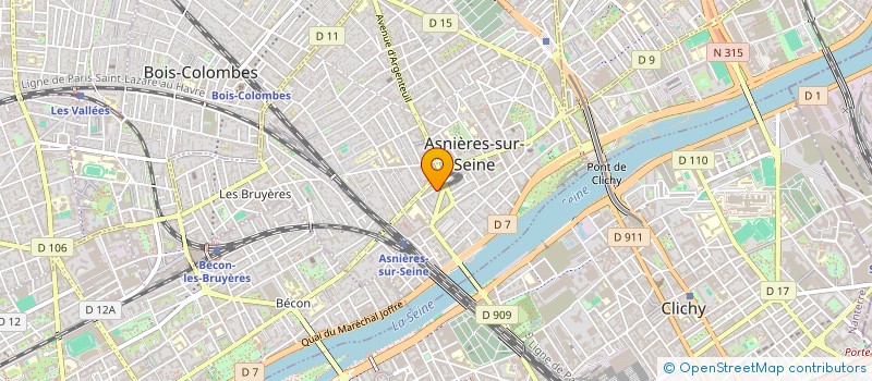 localisation de l'entreprise MONSIEUR AURELIE LE LOUP à ASNIERES-SUR-SEINE
