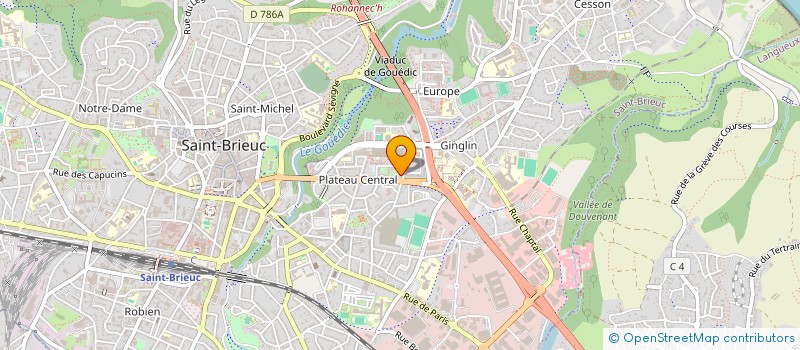 localisation de l'entreprise MONSIEUR AURELIE MOKONOU à SAINT-BRIEUC