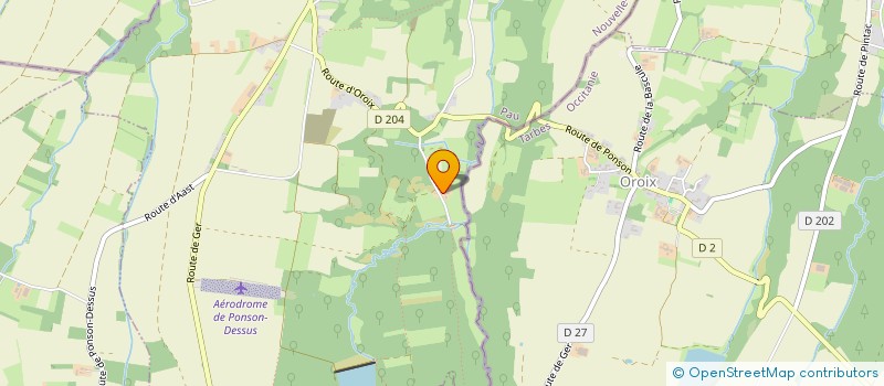 localisation de l'entreprise MONSIEUR AURELIEN ABBATE  PONSON-DESSUS